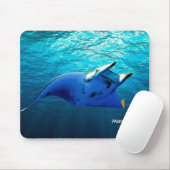 Fish Image for Mouse-pad Mousepad (Mit Mouse)