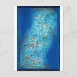 Fish Image - Paul Klee Postkarte