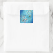 Fish Image von Paul Klee Quadratischer Aufkleber (Tasche)