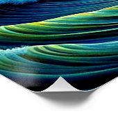 Fish in Moonlight Poster (Ecke)