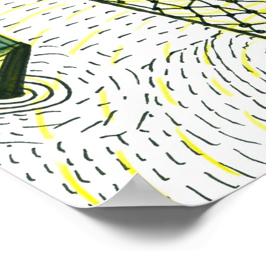 Fish in the Net Poster (Ecke)