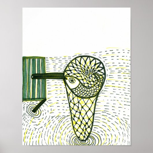 Fish in the Net Poster (Vorne)