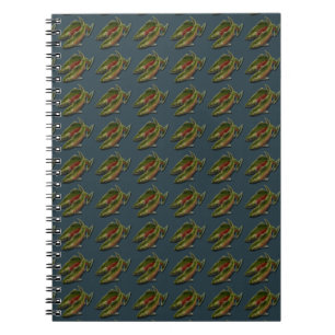 Fish Journal Custom Lmon Fish Art Notebook Notizblock