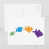 Fish Jumping Postkarte (Vorne/Hinten)