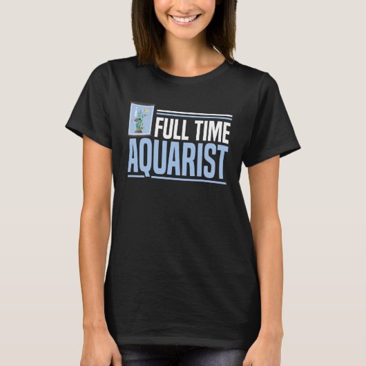 Fish Keeper Aquarium Junkie Aquarist Saltwater Tan T-Shirt (Vorderseite)