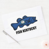 Fish Kentucky Rechteckiger Aufkleber (Umschlag)