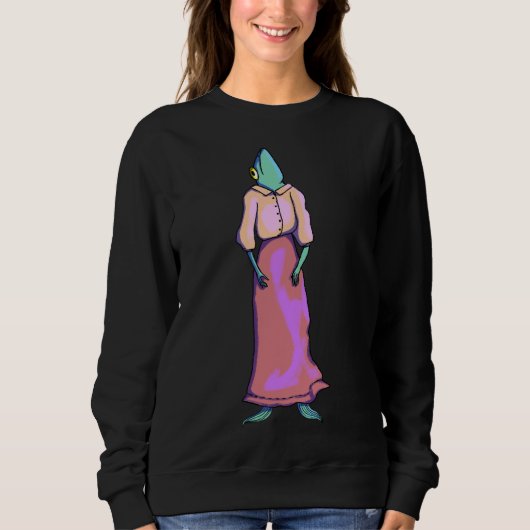 Fish Lady Sweatshirt (Vorderseite)