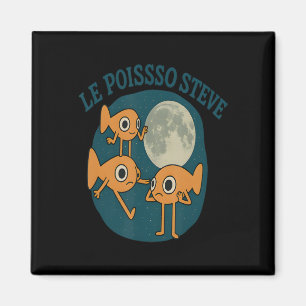 Fish Le Poisson Steve Funny Fish Magnet