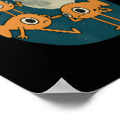 Fish Le Poisson Steve Funny Fish Poster (Ecke)