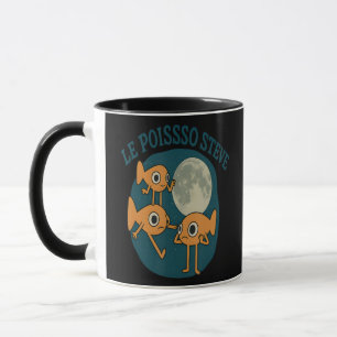 Fish Le Poisson Steve Funny Fish Tasse