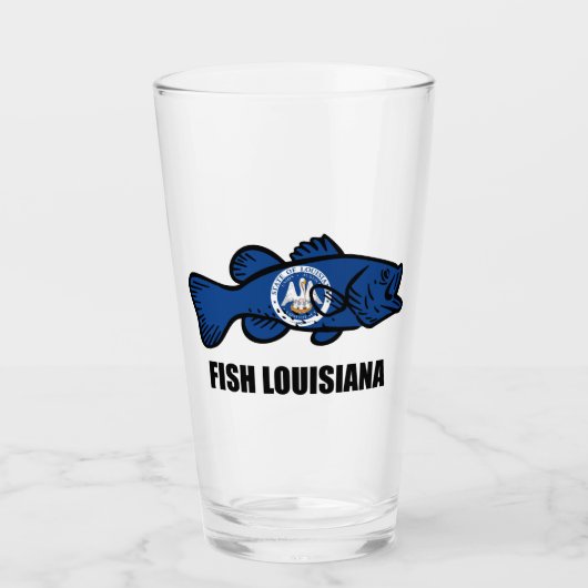 Fish Louisiana Glas (Vorderseite)