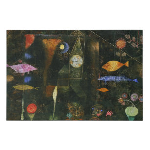 Fish Magic, 1925 by Paul Klee Künstlicher Leinwanddruck