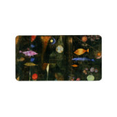 Fish Magic, 1925 von Paul Klee Adressaufkleber (Vorne)