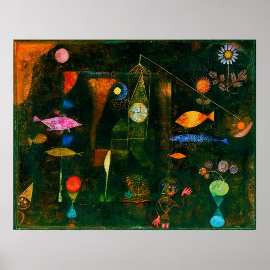 Fish Magic by Paul Klee (1925) Poster (Vorne)