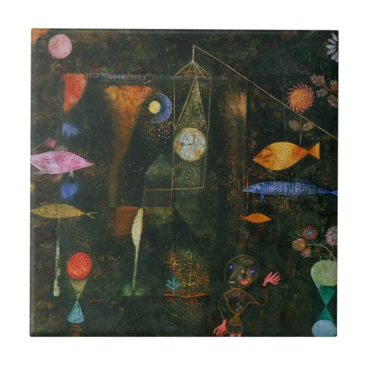 Fish Magic - Paul Klee Fliese (Vorderseite)