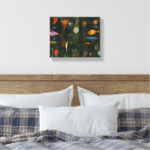 Fish Magic - Paul Klee Leinwanddruck (Insitu (Schlafzimmer))