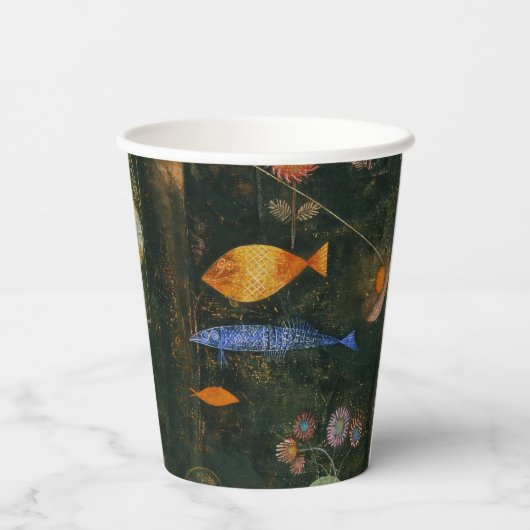 Fish Magic - Paul Klee Pappbecher (Rückseite)