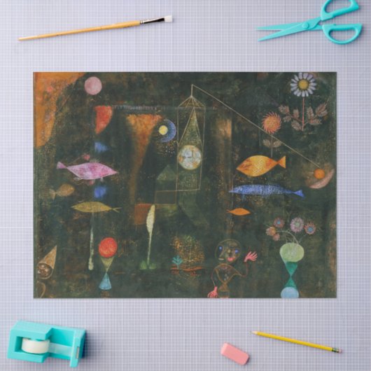 Fish Magic - Paul Klee Seidenpapier (Basteln)