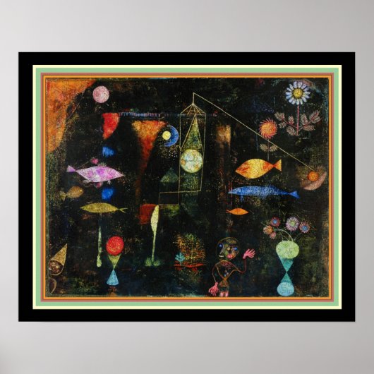 "Fish Magic" von Paul Klee Poster (Vorne)