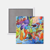 Fish Magnet (Vorderseite/Rückseite)