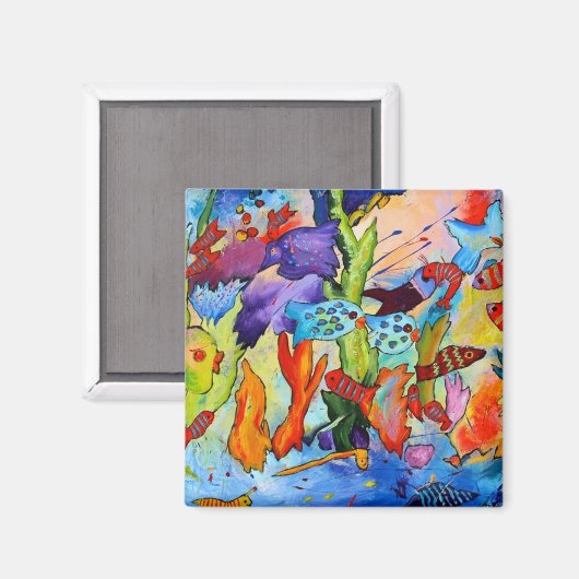 Fish Magnet (Vorderseite/Rückseite)