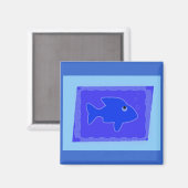Fish Magnet (Vorderseite/Rückseite)