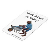 Fish Man Autumn Fun Rive Fantasy Art Foto Magnet (Linke Seite)