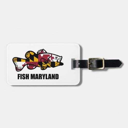 Fish Maryland Gepäckanhänger (Vorderseite horizontal)