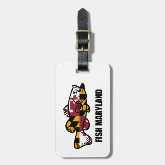 Fish Maryland Gepäckanhänger (Vorderseite vertikal)