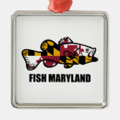 Fish Maryland Ornament Aus Metall (Vorne)