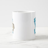 Fish Me Luck Graffiti Bass Art Jumbo-Tasse (Vorderseite)