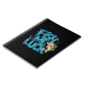 Fish Me Luck Graffiti Bass Art Notizblock (Linke Seite)