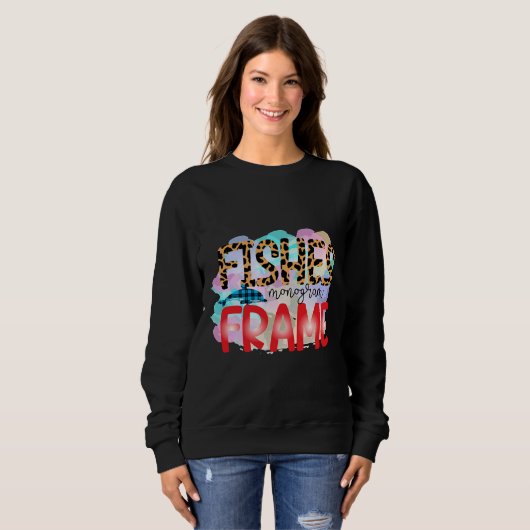 Fish Monogram Frame Sweatshirt (Vorne ganz)
