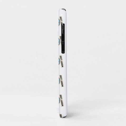 Fish More Worry Less Case-Mate iPhone Hülle (Hinten/Links)