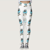 Fish More Worry Less Leggings (Vorderseite)