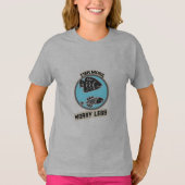 Fish More Worry Less T-Shirt (Vorderseite)