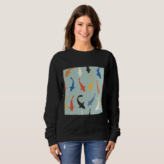Fish Neck Gator Fish Sweatshirt (Vorne ganz)