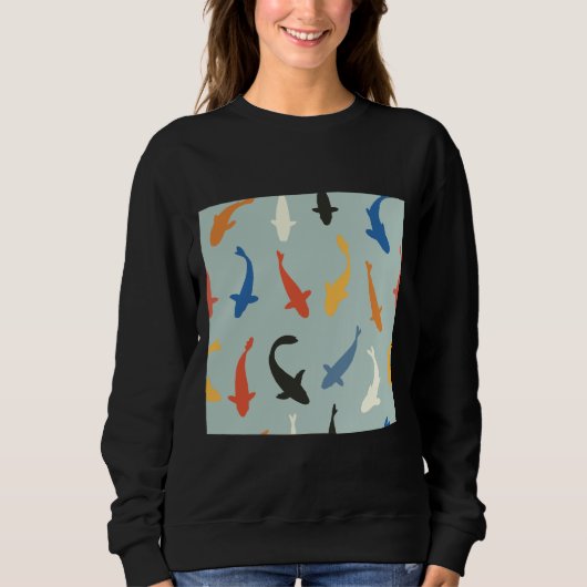 Fish Neck Gator Fish Sweatshirt (Vorderseite)