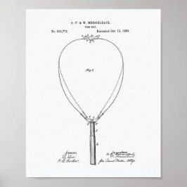 Fish Net 1889 Weißbuch zum Thema Patentschutz Poster