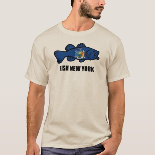 Fish New York Bass T-Shirt (Vorderseite)