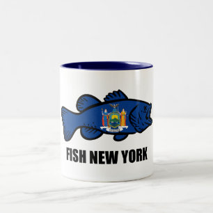 Fish New York Bass Zweifarbige Tasse