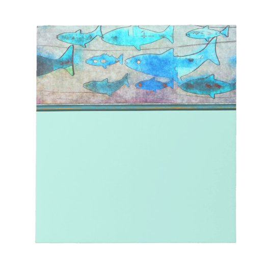 Fish Notepad Notizblock (Vorderseite)