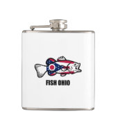 Fish Ohio Flachmann (Vorderseite)