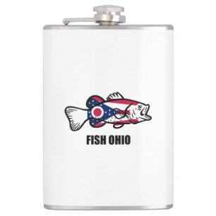 Fish Ohio Flachmann