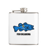 Fish Oklahoma Flachmann (Vorderseite)