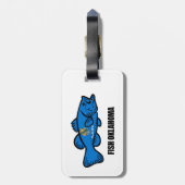 Fish Oklahoma Gepäckanhänger (Rückseite vertikal)