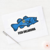 Fish Oklahoma Rechteckiger Aufkleber (Umschlag)