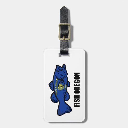 Fish Oregon Gepäckanhänger (Vorderseite vertikal)