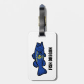 Fish Oregon Gepäckanhänger (Rückseite vertikal)