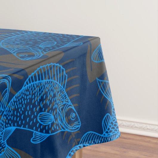 Fish Pattern 01 Versteckte Knochen.B DRed BG Tischdecke (Beispiel)